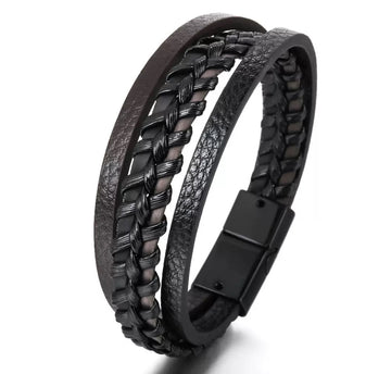 Men's eco-leather bracelet