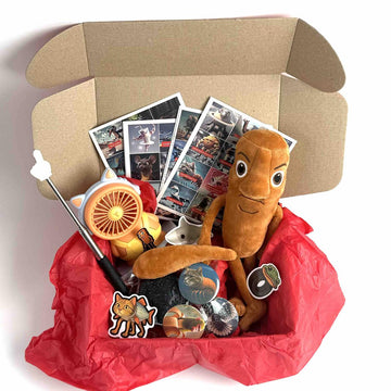 Gift Set Tung Tung Tung Sahur (toy, pointer, badges, squish, fan)