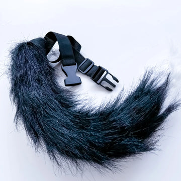 Black Quadrobics tail with strap