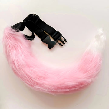 Pink Quadrobics Tail with Adjustable Strap