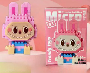 "Labubu Labubu" Construction Set - Pink