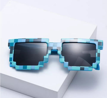 Minecraft Blue Glasses