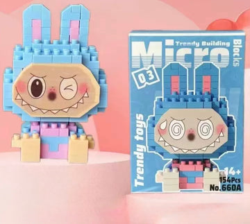 "Labubu Labubu" Blue Construction Set