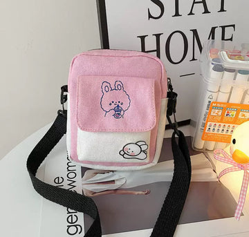 Pink Mini Bear Bag
