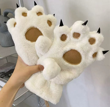 White Claw Gloves with Claws