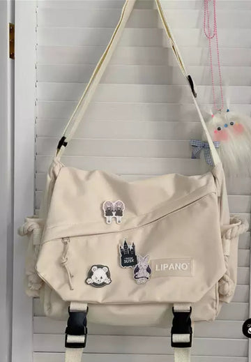 LIPANO Cream Shoulder Bag