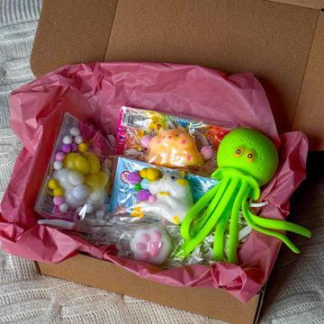 Squish Tab Hands Set: Hamster and Octopus Bath Toys