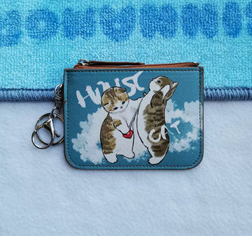 Coin Wallet with Cats Design
