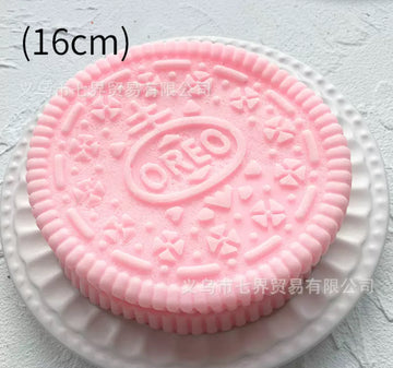 Stress-Relief Squish Toy Oreo Pink XXL 16cm