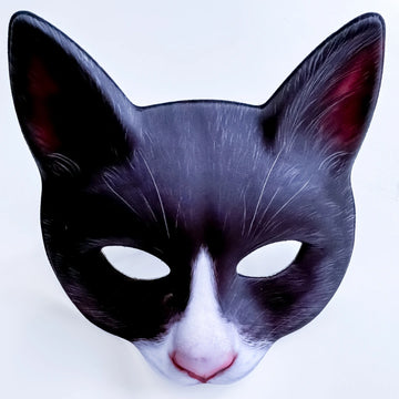 3D Black Cat Quadrobics Mask