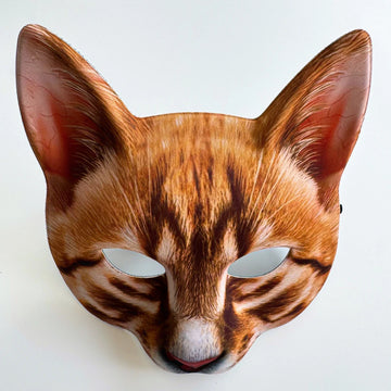 3D Ginger Cat Quadrobics Mask