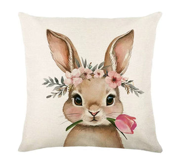 Decorative Pillowcase Bunny 45×45 cm