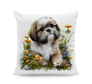 Decorative Pillowcase Shitsu White 45×45 cm