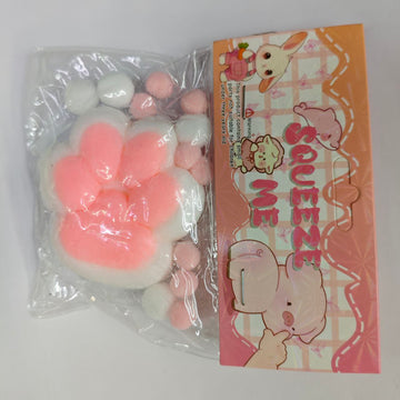 Squishy Tab Paw Stress Ball – Pink