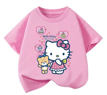 Kids' T-Shirt Kitti Pink