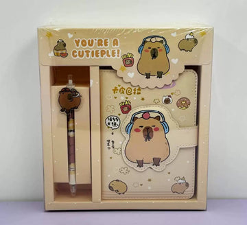 Gift Set: Capybara Diary and Pen