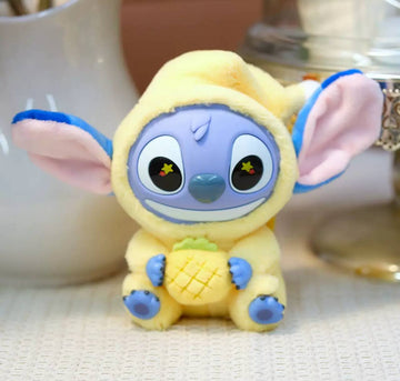 Stitch Soft Plush Keychain with Pineapple