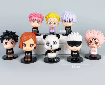 Jujutsu Kaisen Magical Battle Figures Set (8 pcs)
