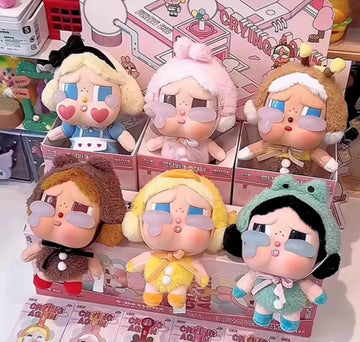 Soft Cry Baby Plush Keychain (Random)