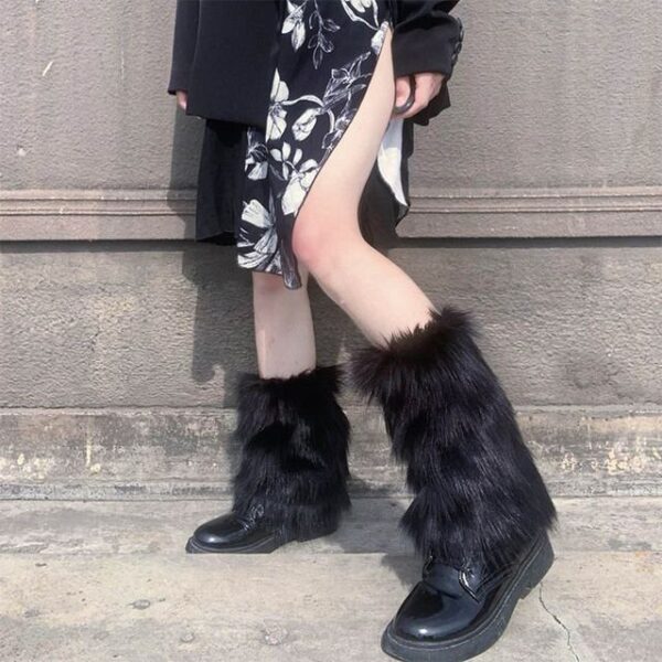 Fluffy Leg Warmers