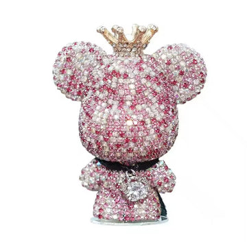 Pink Teddy Bear Car Air Freshener
