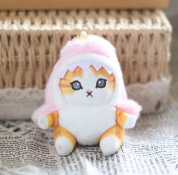 Soft Toy Keychain - Pink Cat Shark