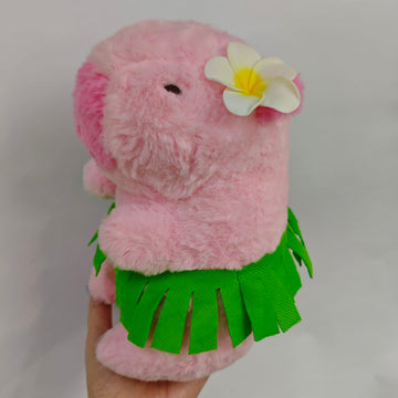 Soft Hawaiian Capybara Plush Toy