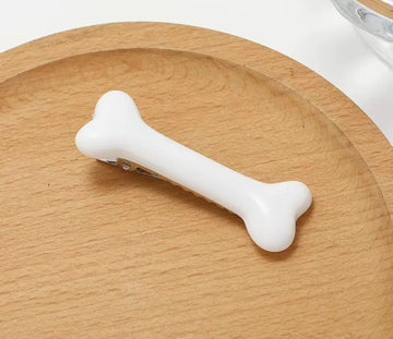 Bone-shaped hair clips (set of 2)