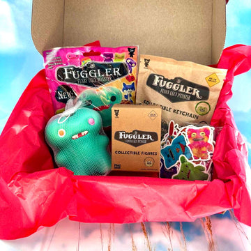 Fugglers Gift Set (keychain, figures, stickers, squish)