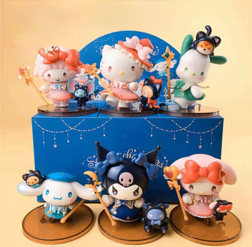 Figure featuring the Sanrio characters (Kurumi, Melody, Sinamoral, Kitti, Pochaco) – your choice of character