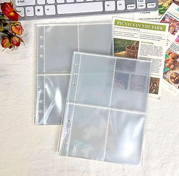 A5 Binder Pages (10 sheets) – Clear