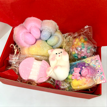 Gift Set: Taba Paw Squeesh (13cm paw, 7cm paws, Oreo, teddy bear)