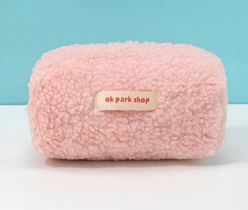 Soft Cosmetic Bag "Ok Park Shop" Pink