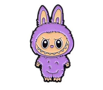 Metal Badge Labubu (Labubu) in Purple