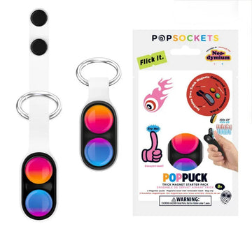PopPuck White Magnetic Stress-Relief Game