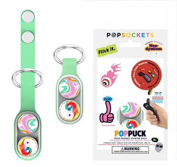 PopPuck Aquamarine Magnetic Stress-Relief Game