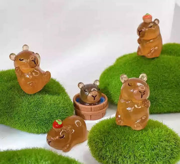 Set of Capybara Figures (5 pcs)