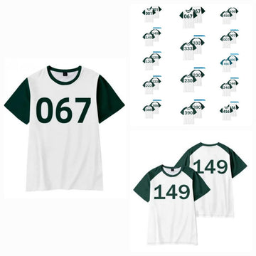 "Squid Game" T-Shirt with Player Number