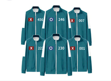 "Squid Game" Sports Hoodie with Player Numbers