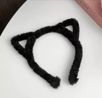 Black Headband with Ears
