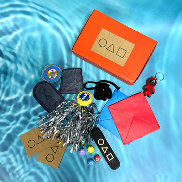 "Squid Game" Gift Set (Keychain, Games)