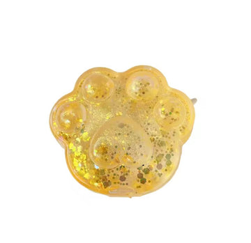 Squish Tape Paw Stress-Relief Gel Yellow