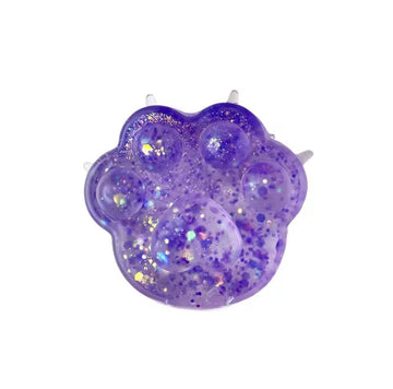 Squish Tape Paw Stress-Relief Gel Toy – Purple