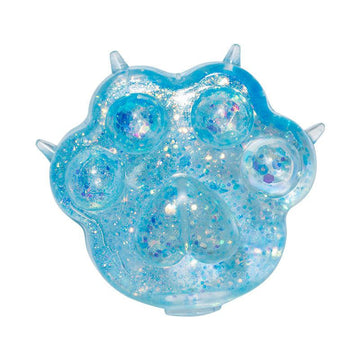 Squish Toy Paw Stress-Relief Gel Blue