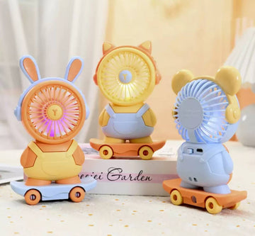 Rabbit Fan with Sharpener and Flashlight