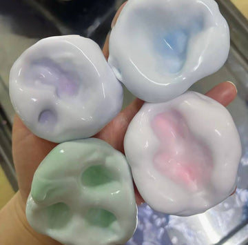 Stress relief plush with tactile filling
