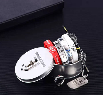 Cristiano Ronaldo Accessory Set (bracelets, token, ring)