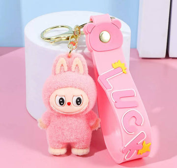 Labubu Pink Keychain