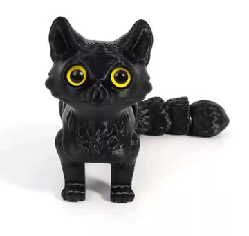 3D Stress-Relief Toy Black Cat