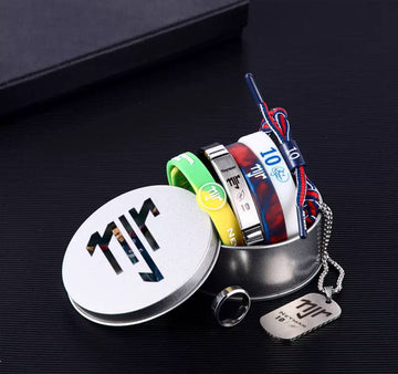 "Neimar" Accessory Set (bracelets, token, ring)